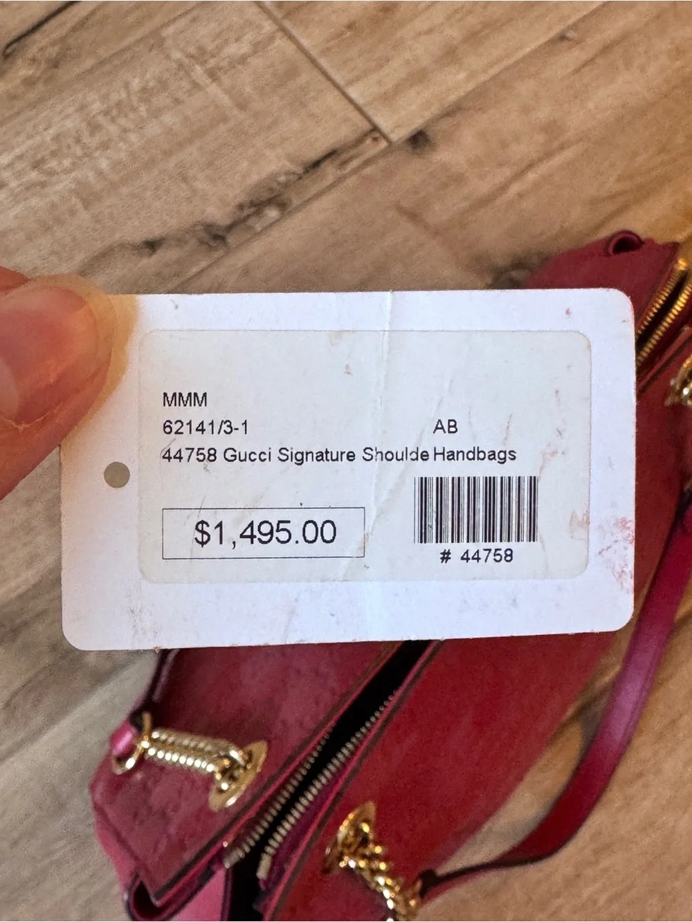 Gucci authentic signature